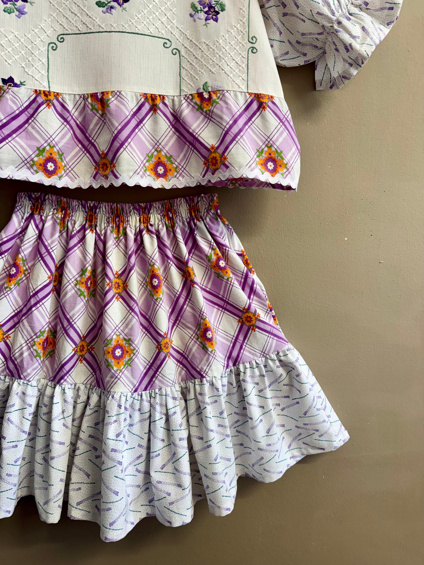 Purple retro dress