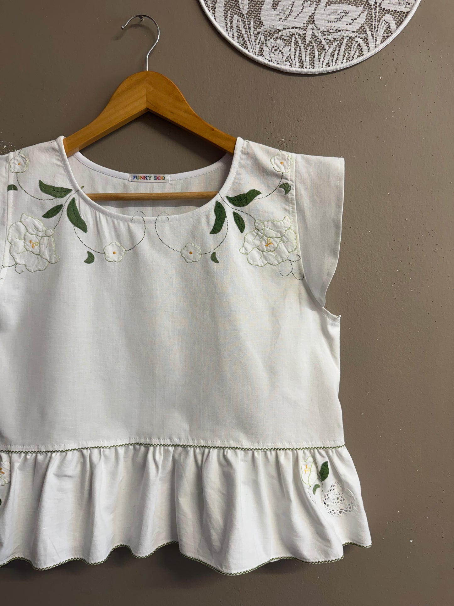 Embroidery top