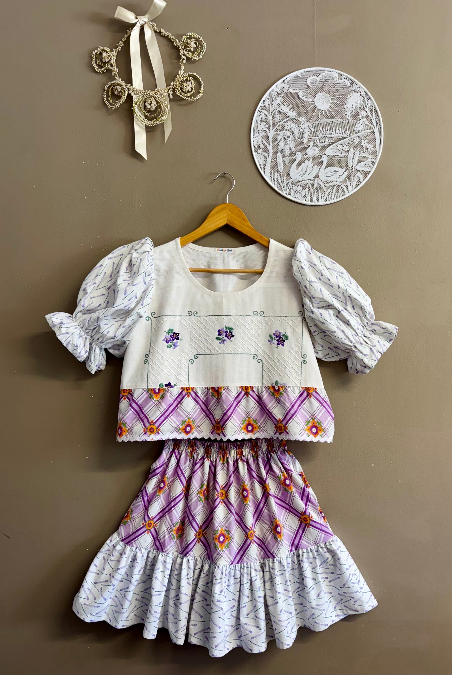 Purple retro dress