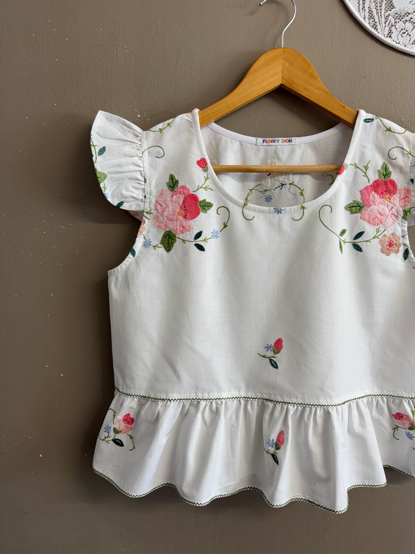 Embroidery top