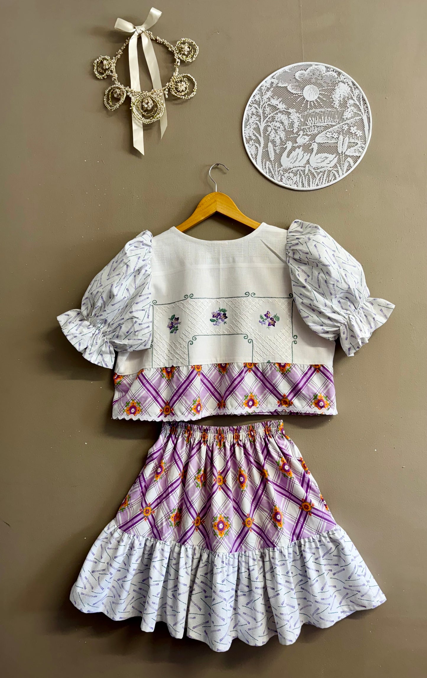 Purple retro dress