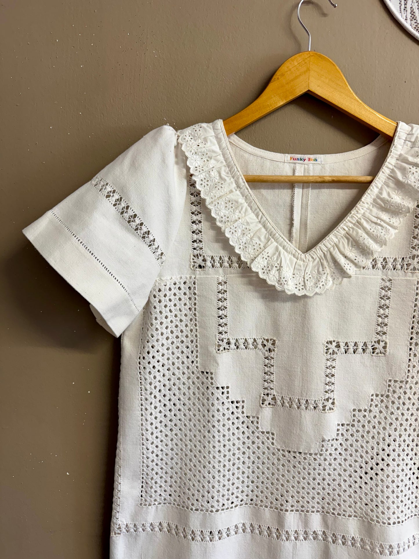 Linen short dress