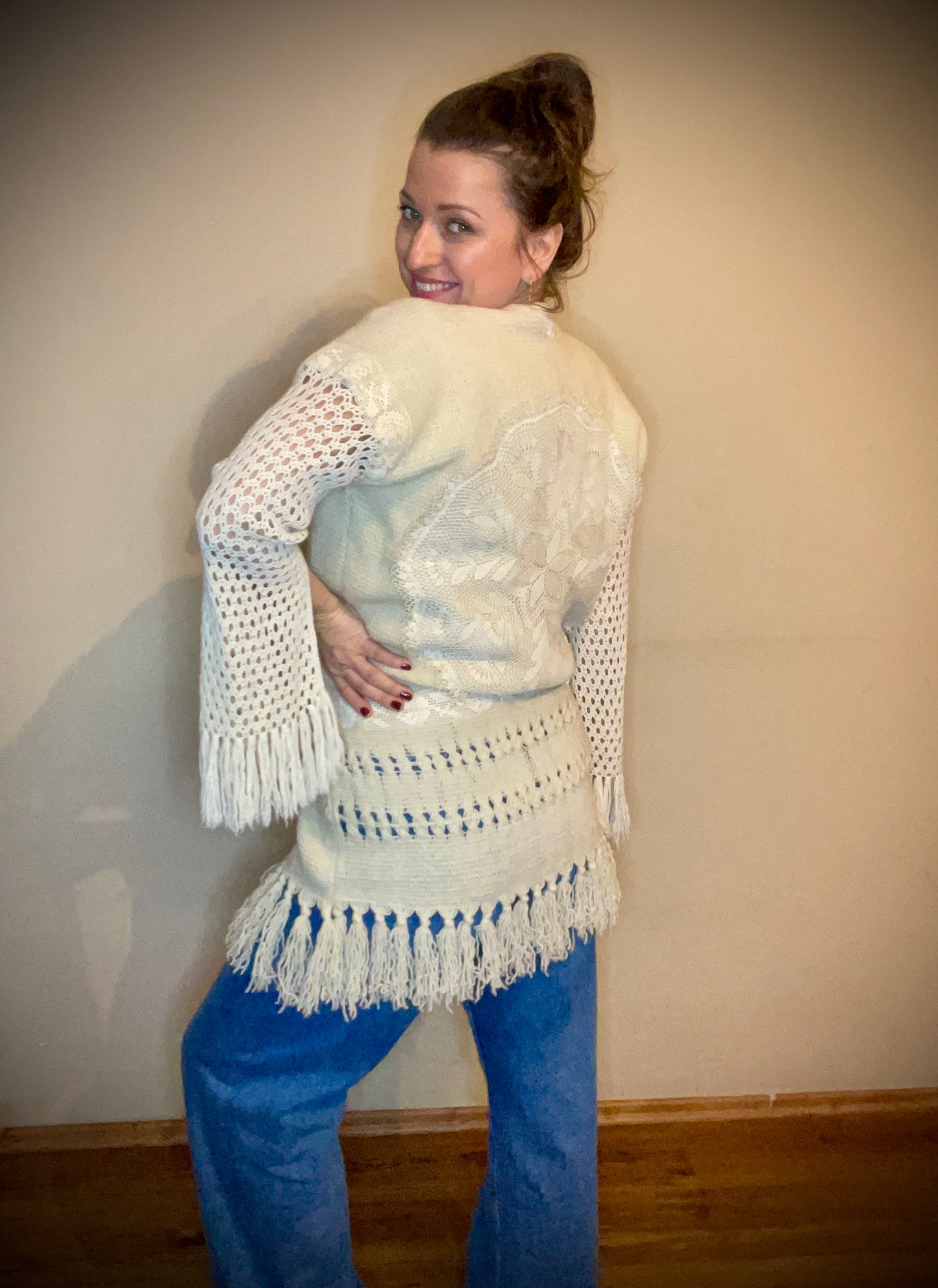 Sweater with embroidery