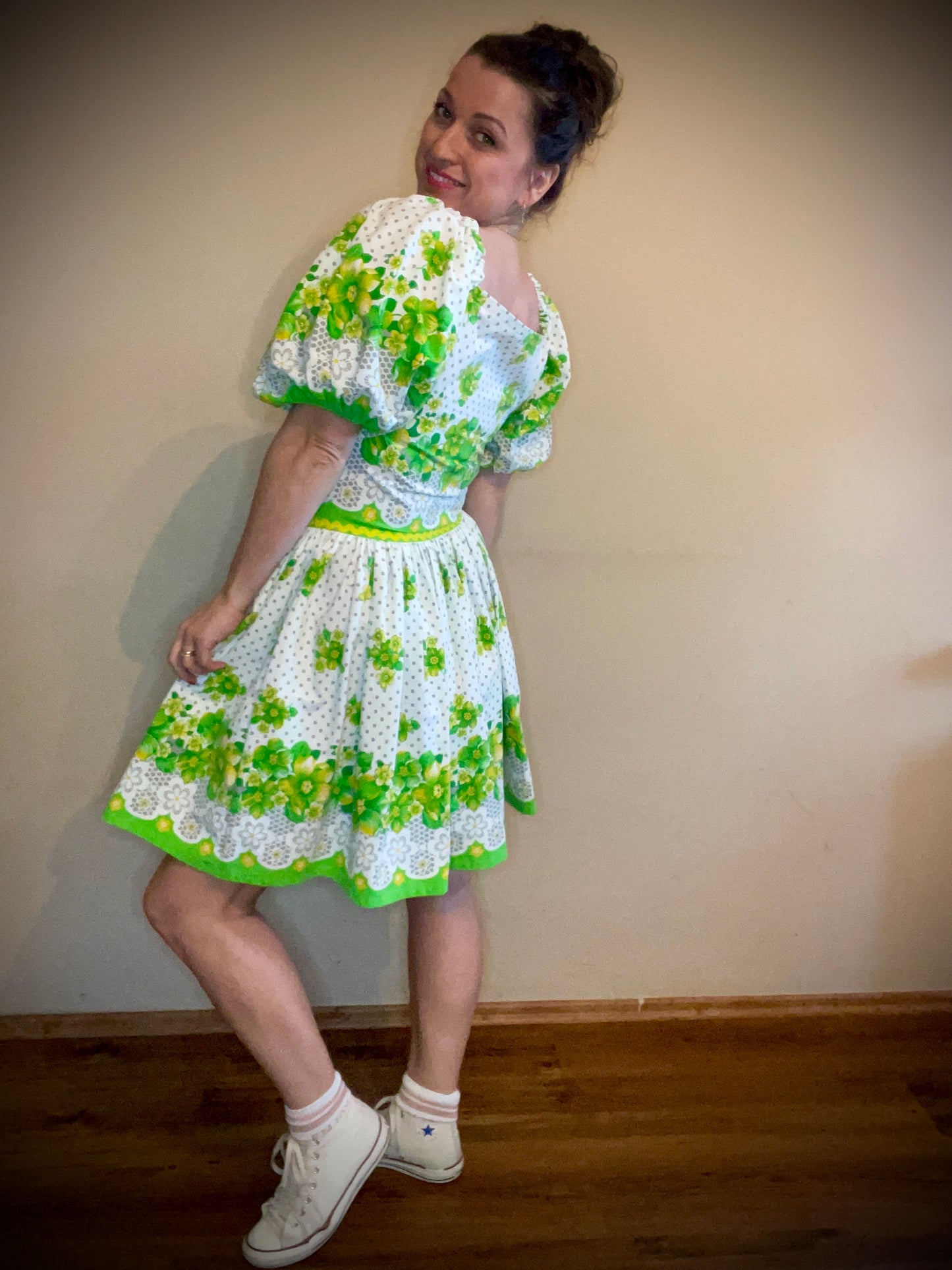 Green dress