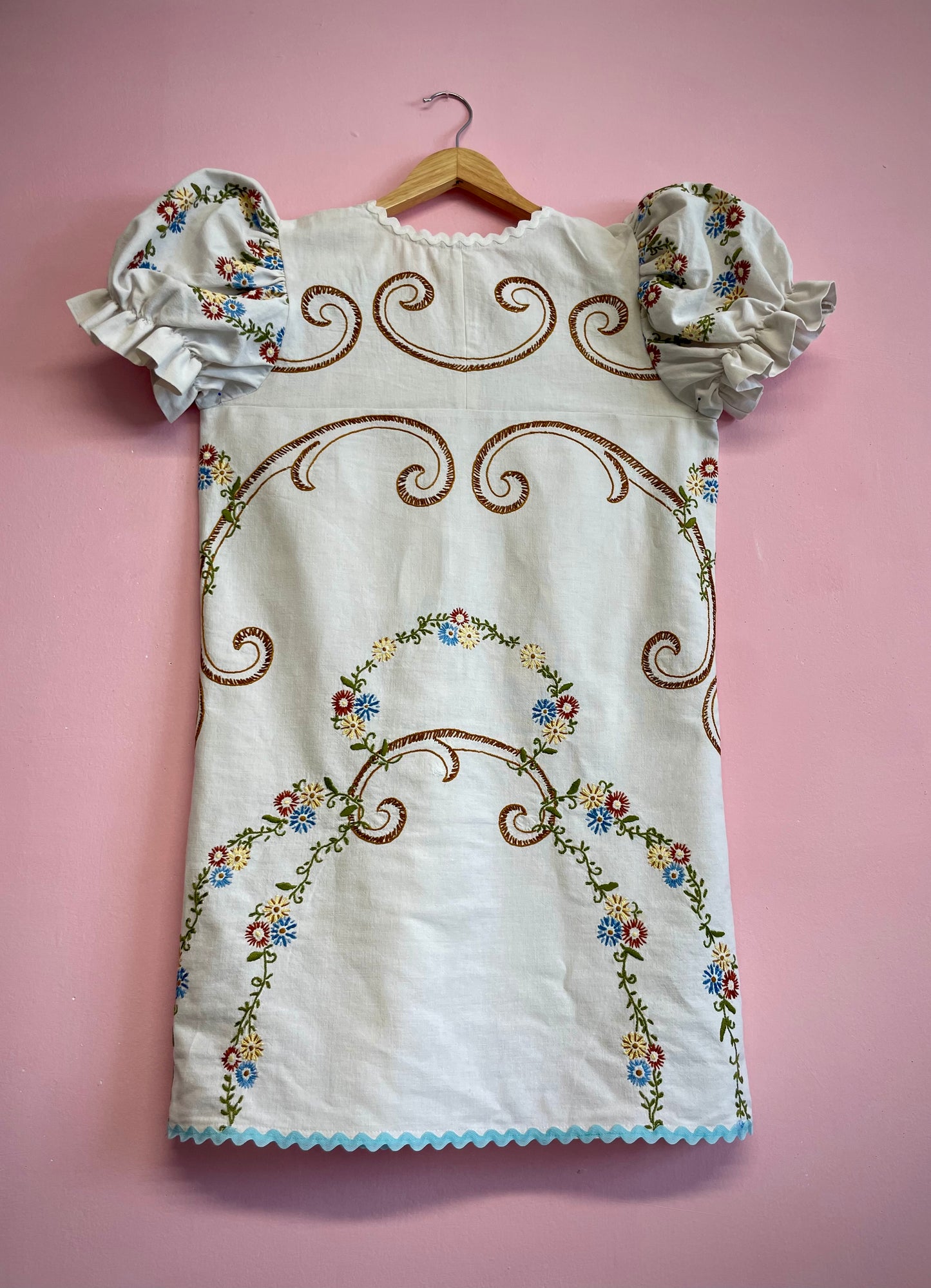 Dress with embroidery