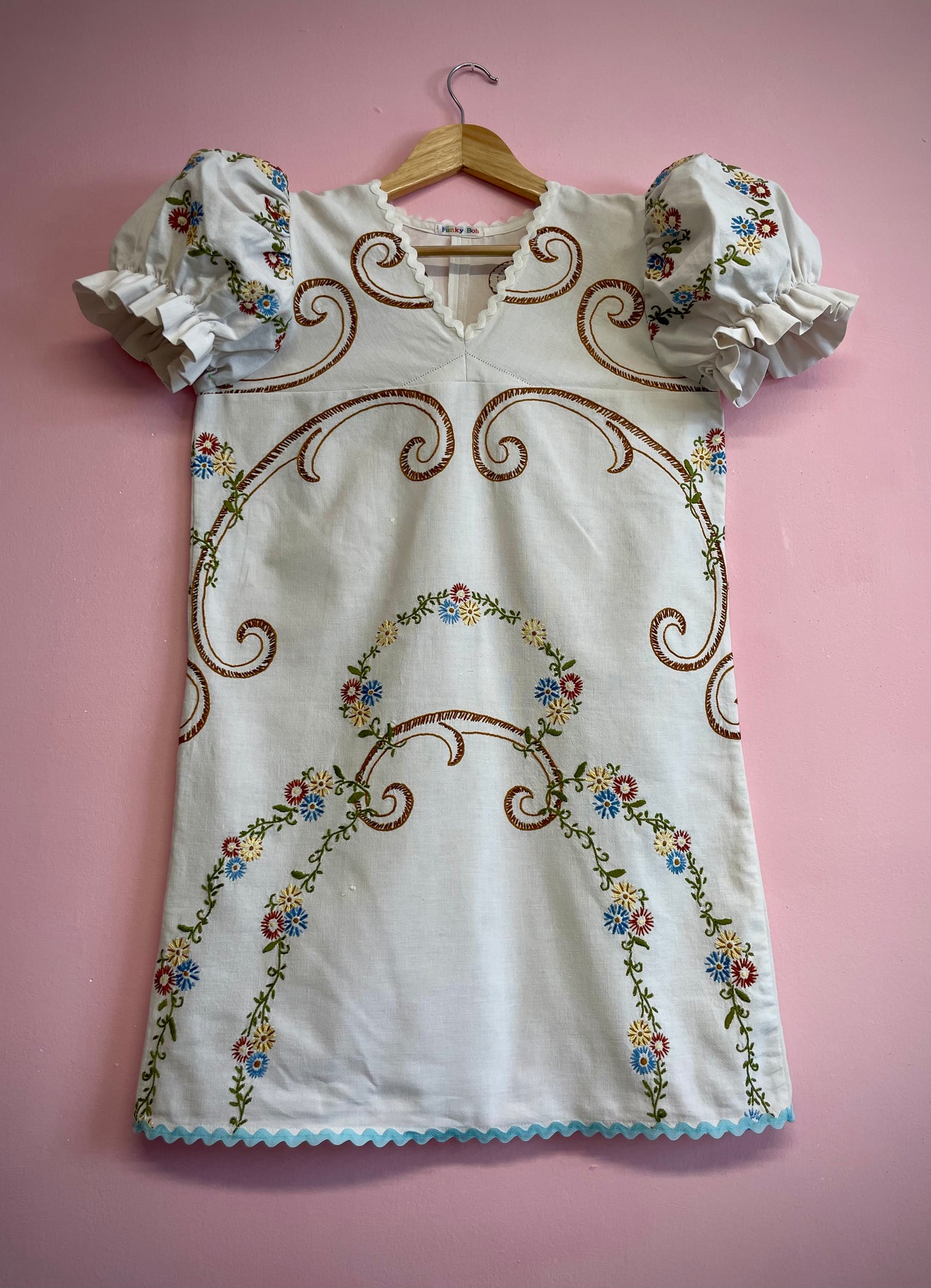 Dress with embroidery