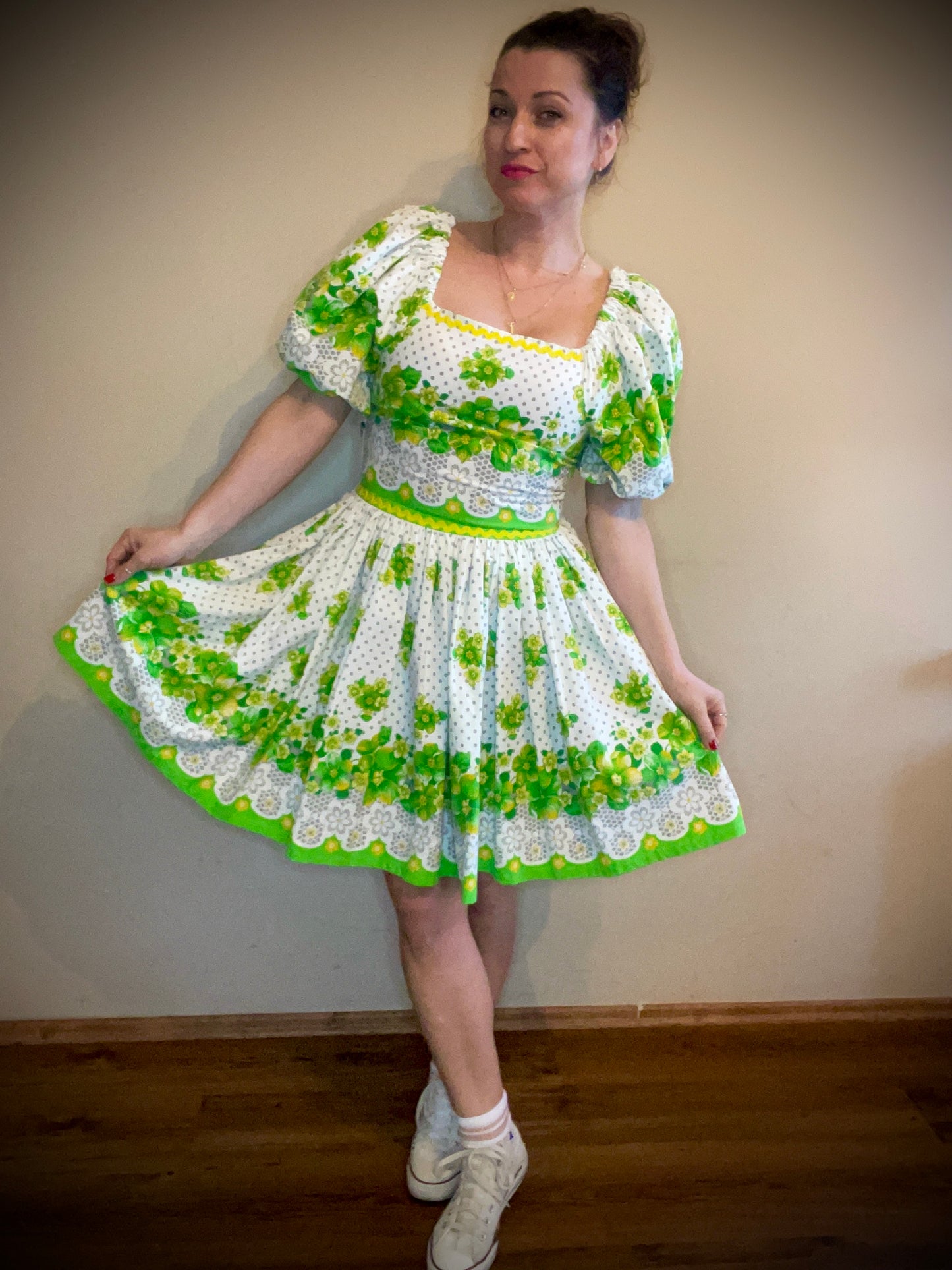 Green dress