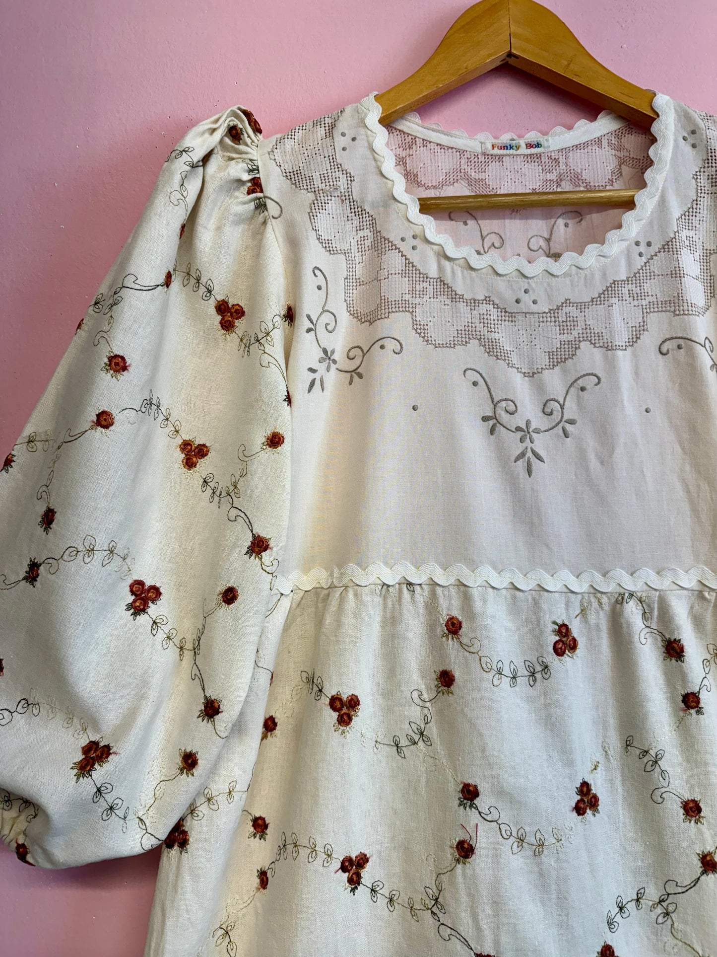 Dress with roses