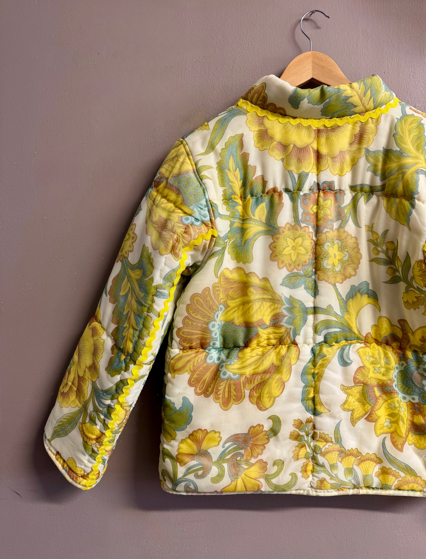 Light yellow warm jacket