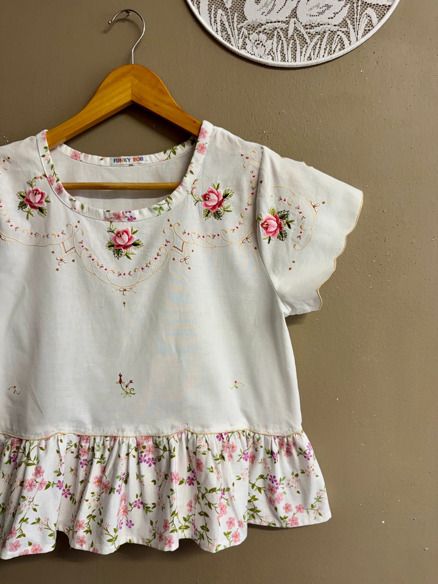 Embroidery top