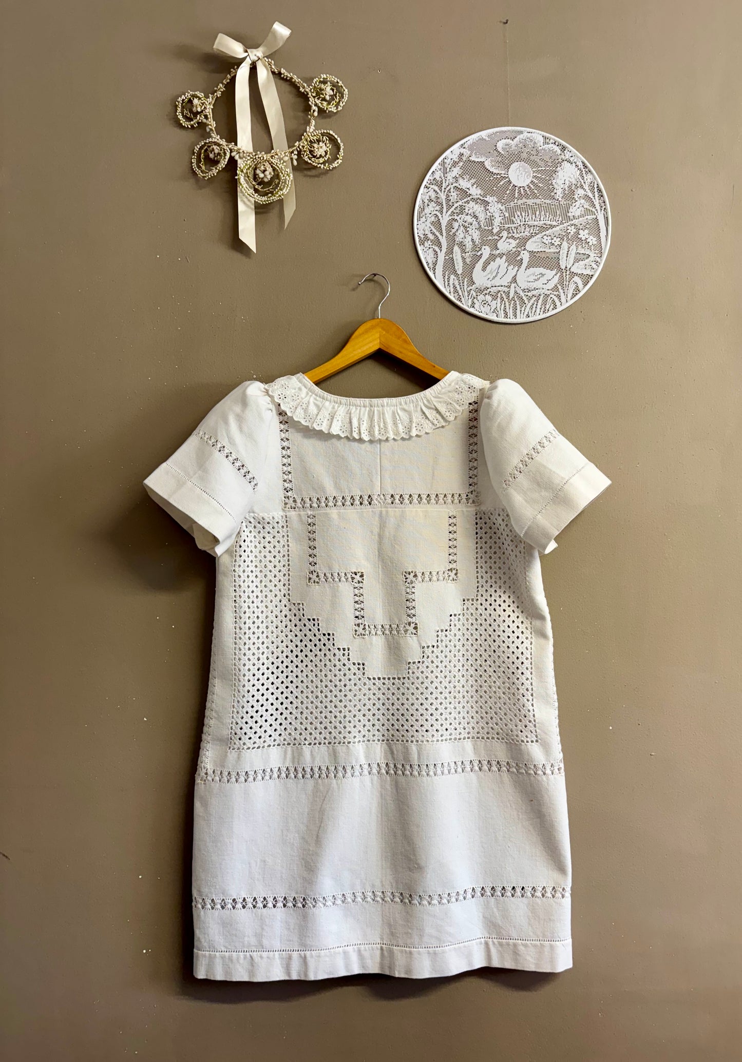 Linen short dress