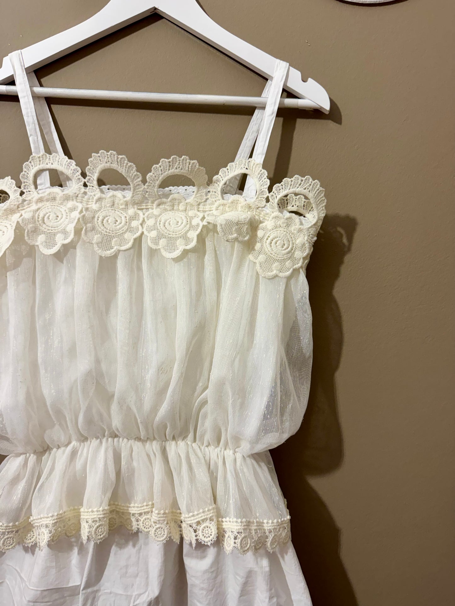 Dress with embroidery