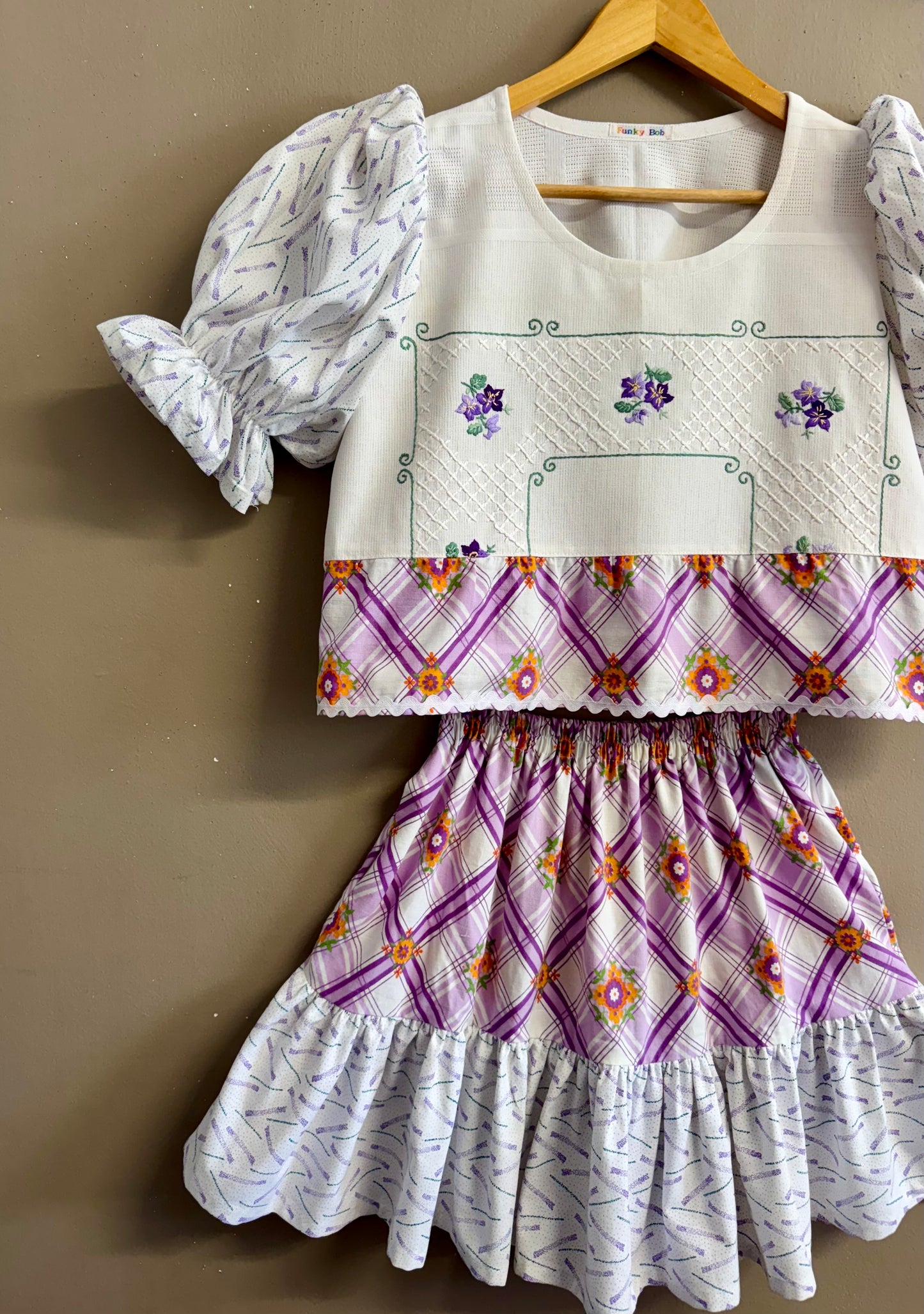 Purple retro dress