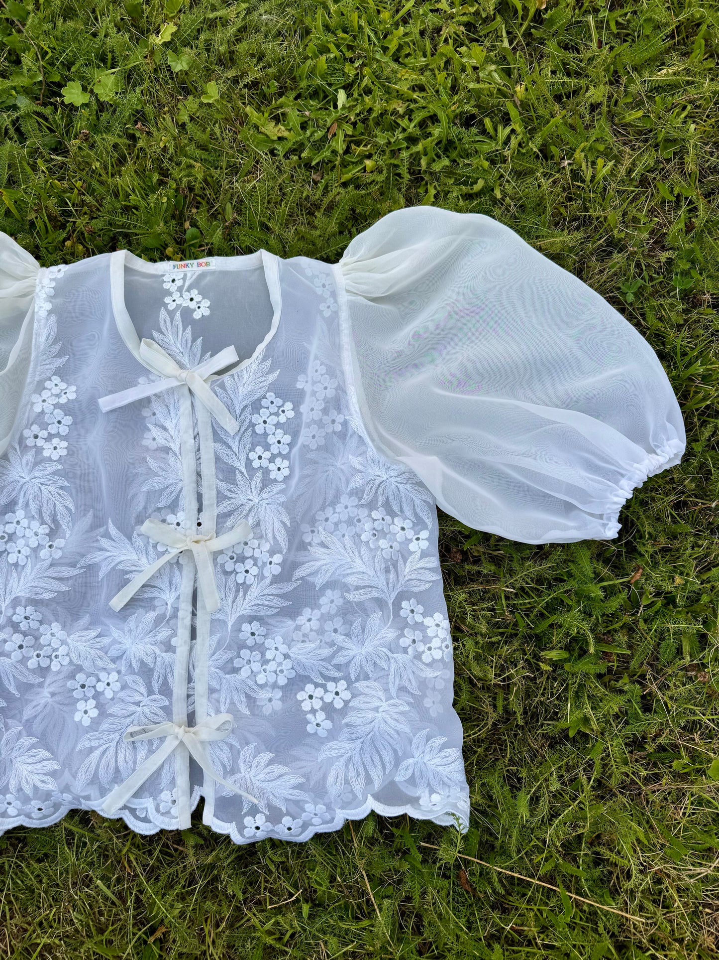 Blouse with embroidery