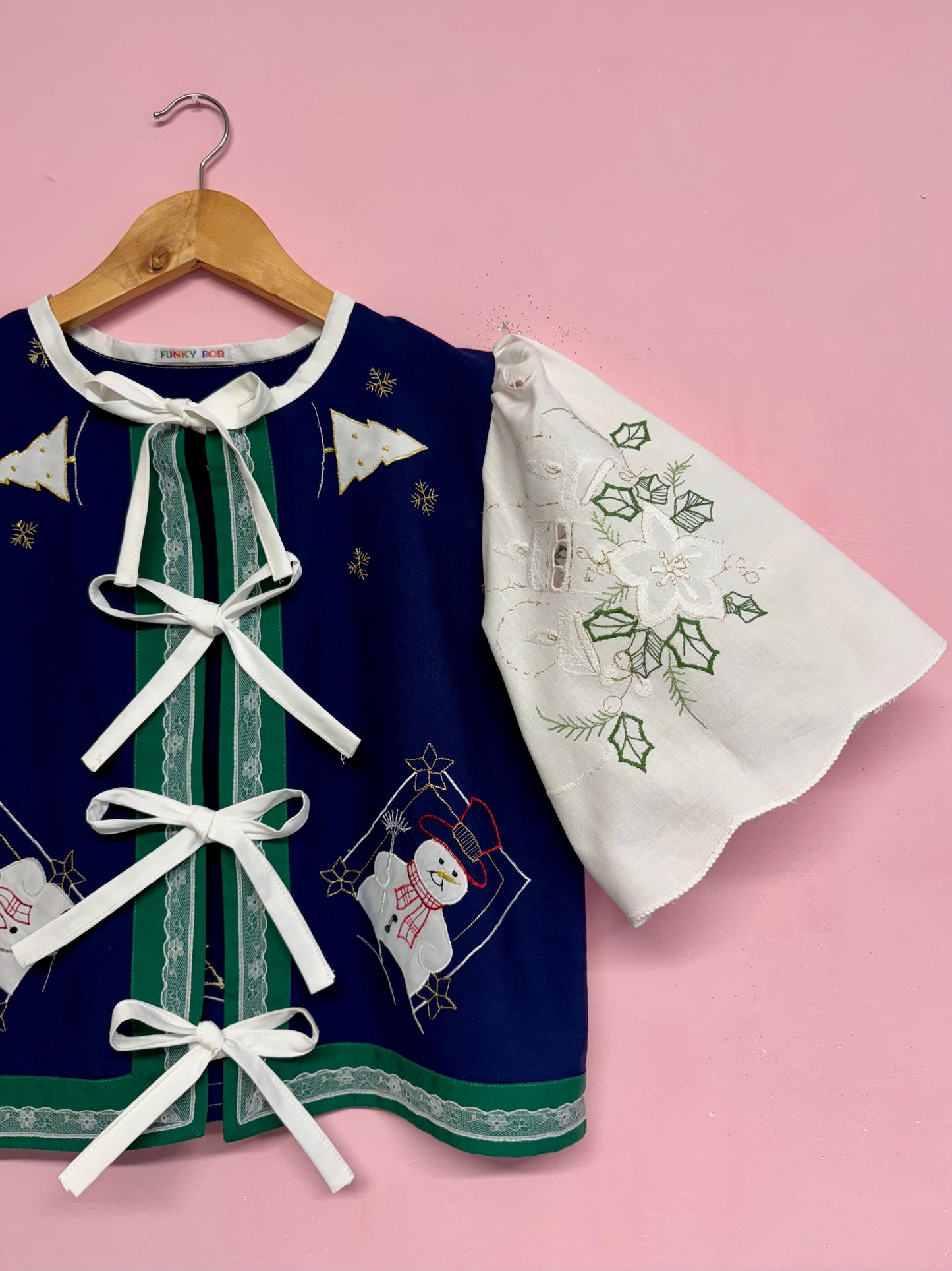 Christmas snowman blouse