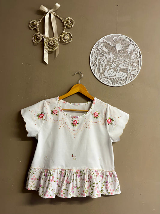 Embroidery top