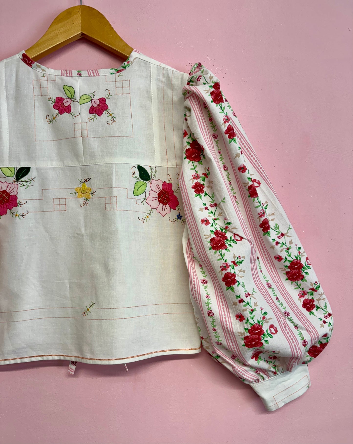 Blouse with embroidery