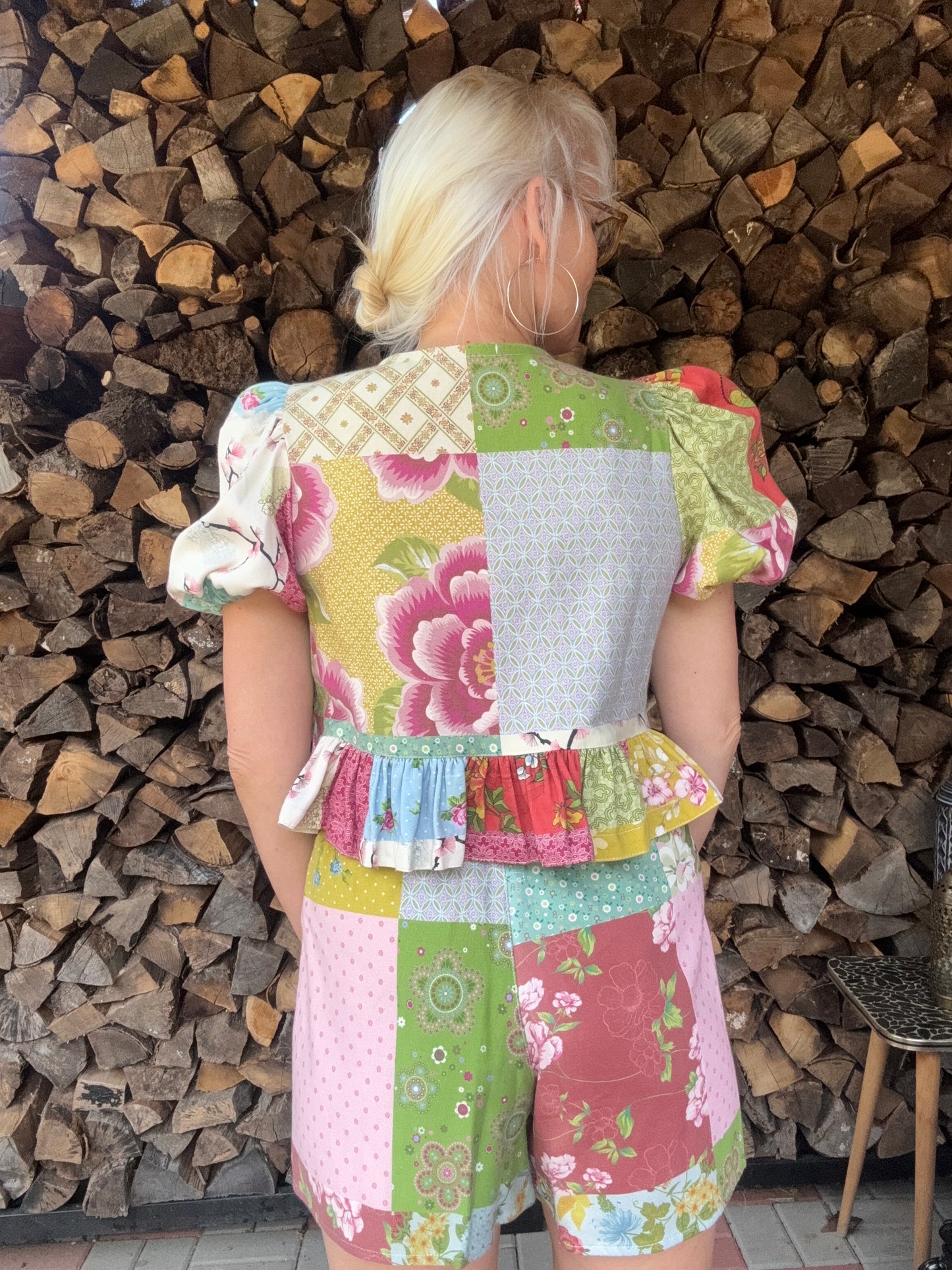 Patchwork twinset