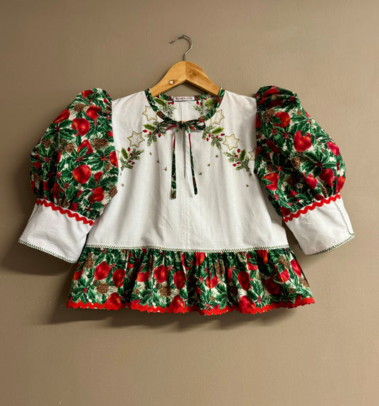 Christmas blouse