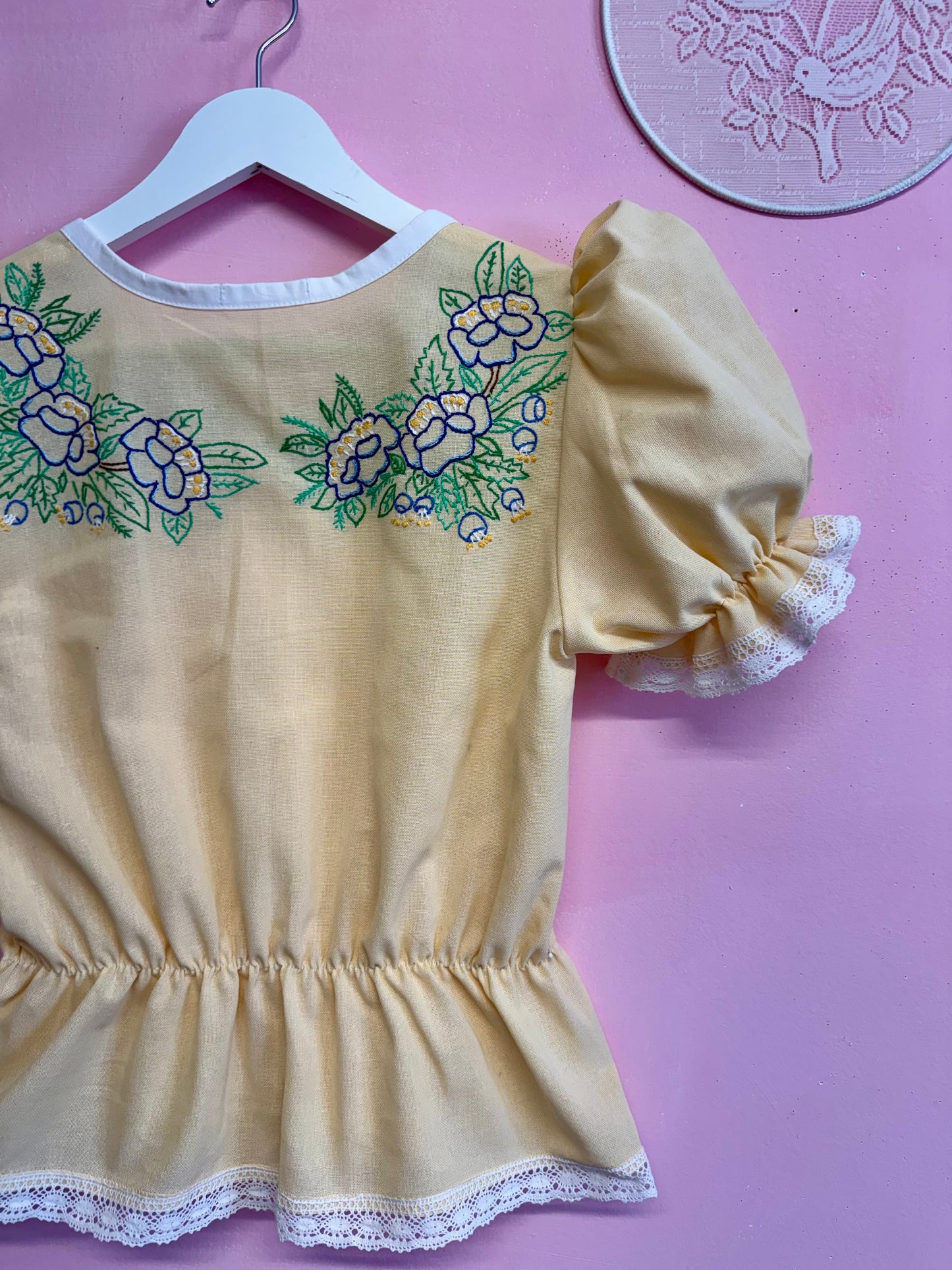Blouse with embroidery