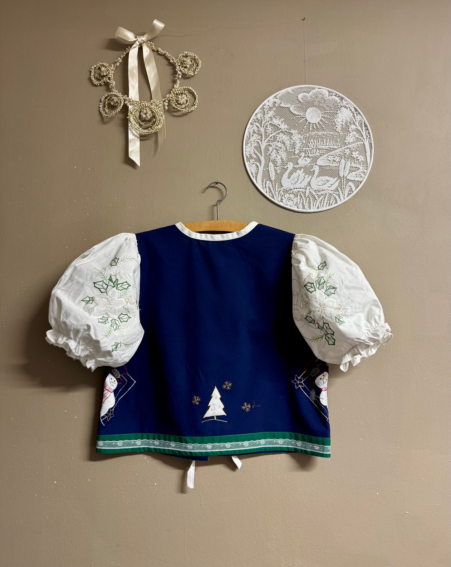 Christmas snowman blouse