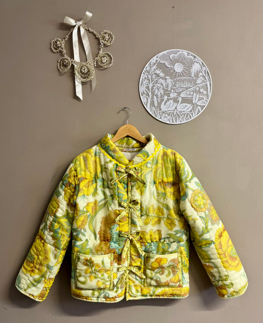 Light yellow warm jacket