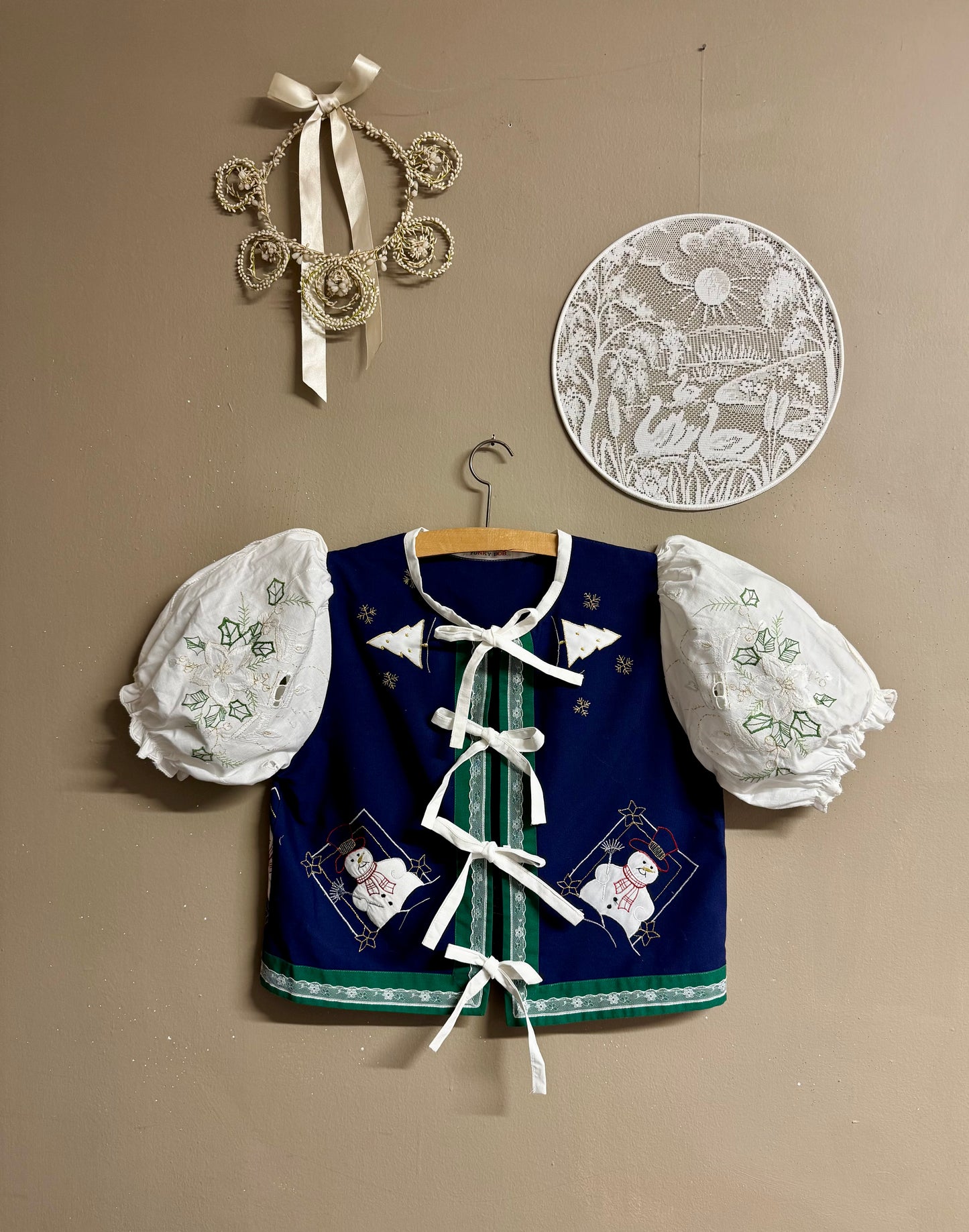 Christmas snowman blouse