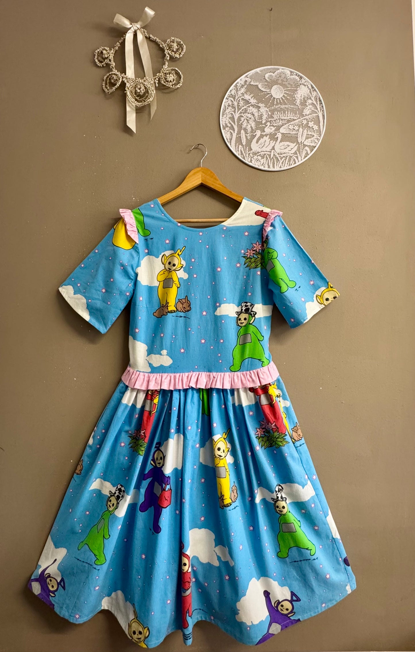 Dress with teletubies