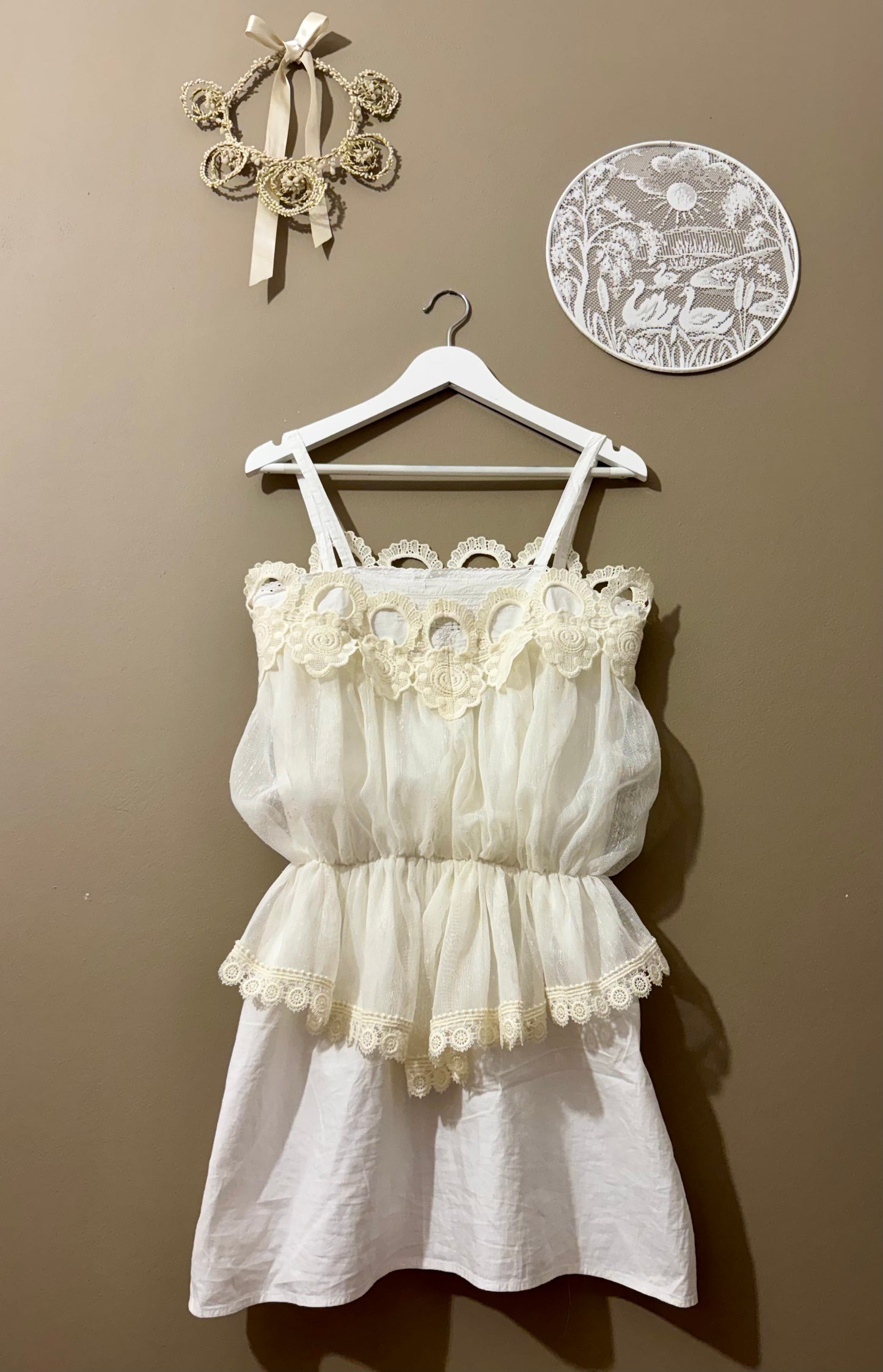 Dress with embroidery
