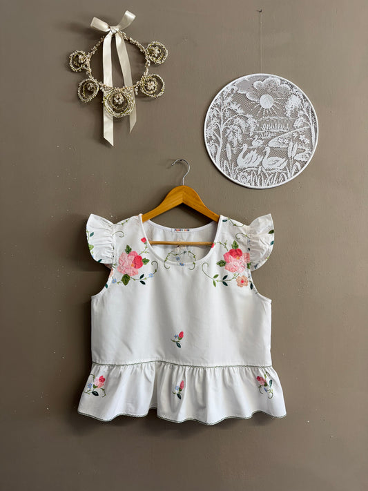 Embroidery top