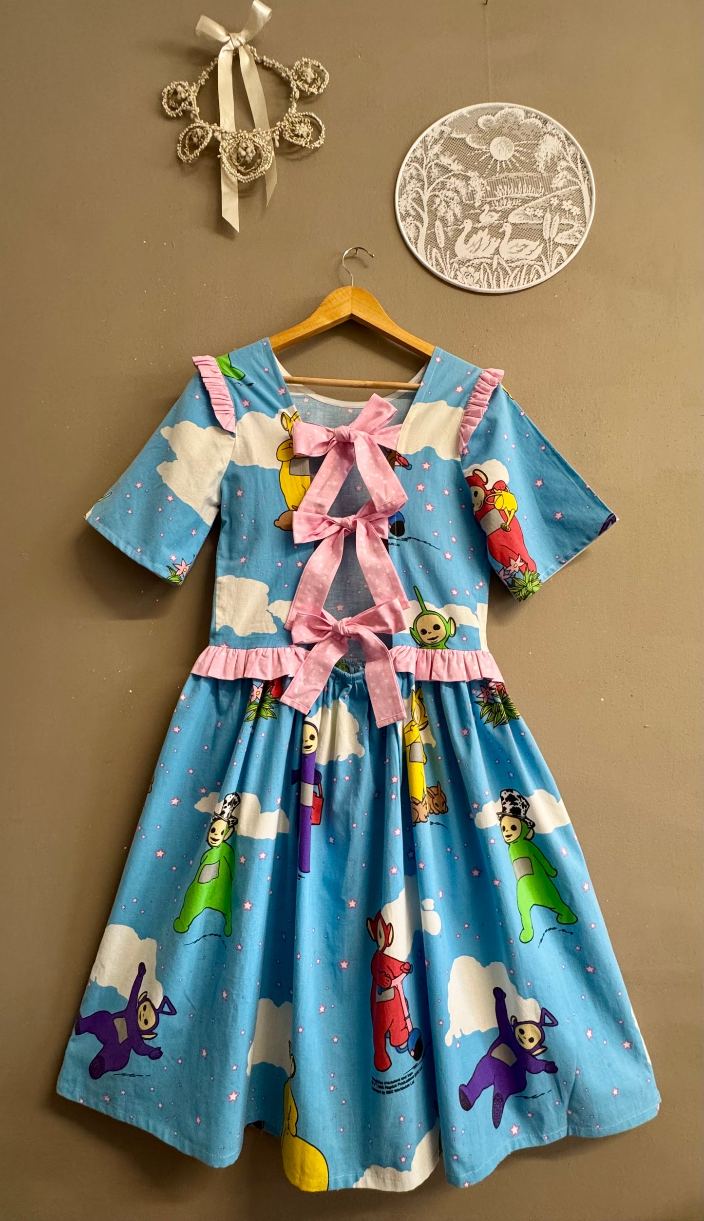 Dress with teletubies
