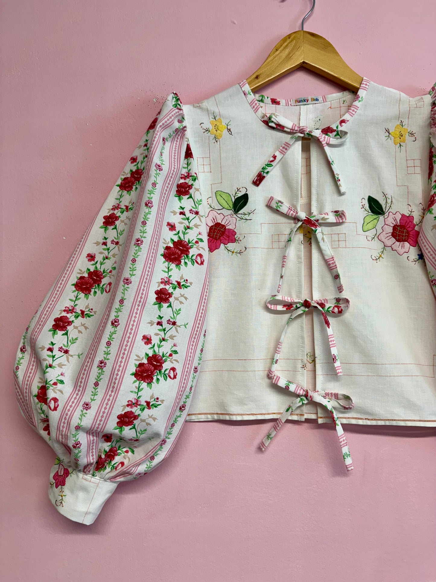 Blouse with embroidery