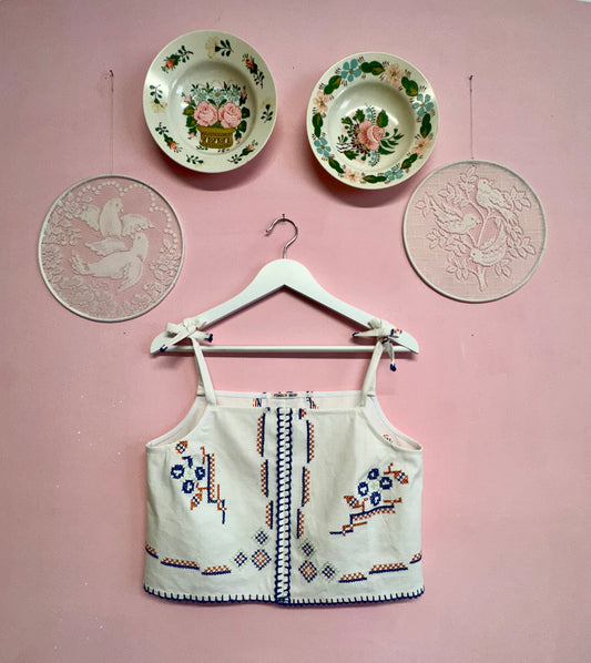 Embroidery top